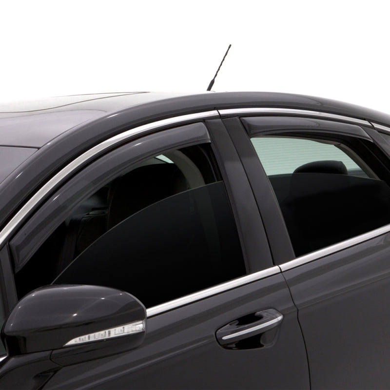 AVS 01-05 Honda Civic Ventvisor In-Channel Front & Rear Window Deflectors 4pc - Smoke.