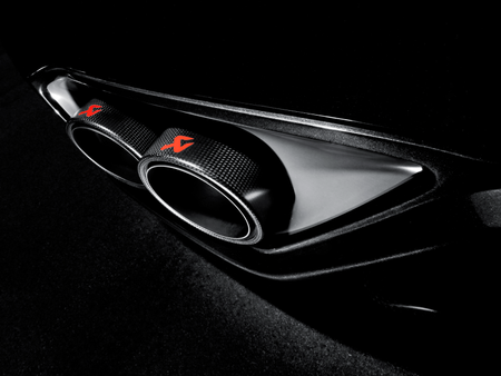 Akrapovic 06-13 Chevrolet Corvette ZO6/ZR1 (C6) Tail Pipe Set (Carbon 125 mm).