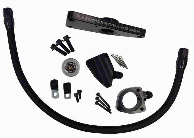 Fleece Performance 03-07 Dodge 5.9L / 04.5-12 6.7L Cummins Coolant Bypass Kit (03-07 Manual Trans).