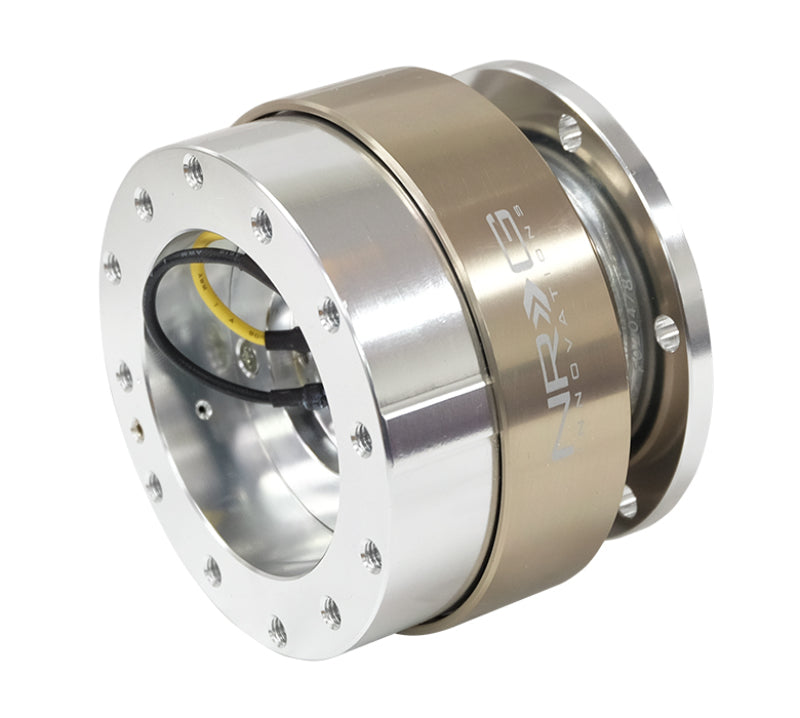NRG Quick Release Gen 1.5 - Silver Body / Titanium Chrome Ring.