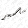 MBRP 2007-2009 Jeep Wrangler (JK) 3.8L V6 4 dr Off-Road Tail Pipe Muffler before Axle.