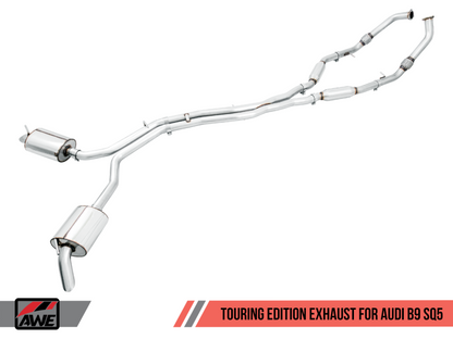 AWE Tuning Touring Catback Exhaust - No Tips | 3015-31016