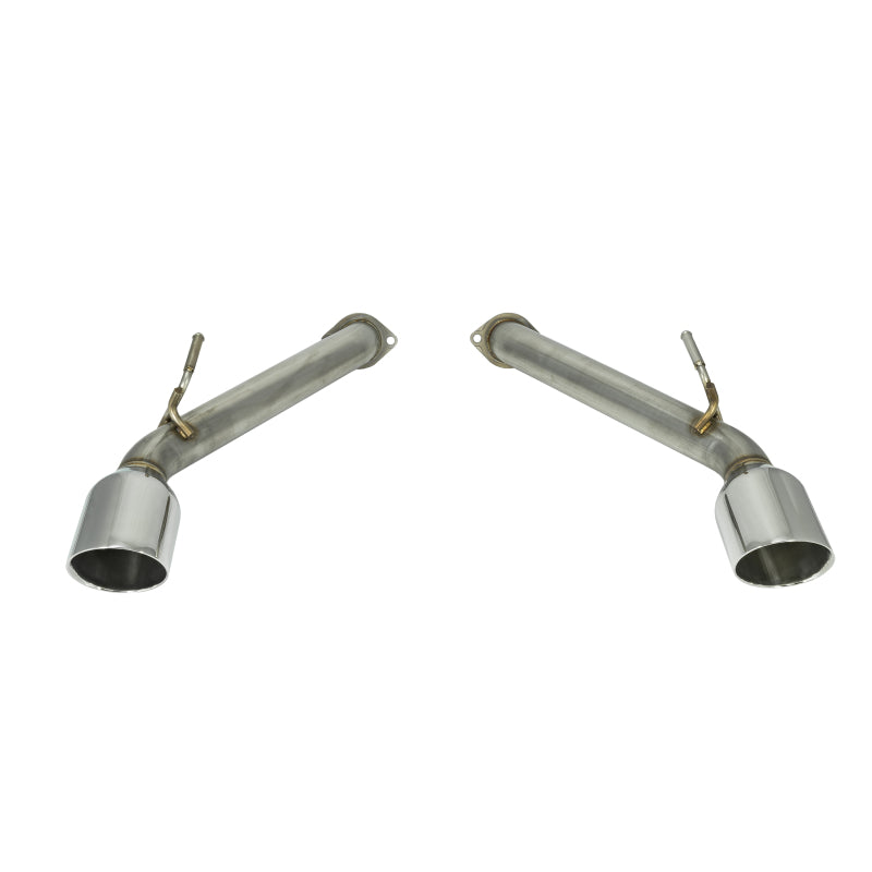Remark 2017+ Infiniti Q60 Axle Back Exhaust w/Stainless Steel Double Wall Tip.