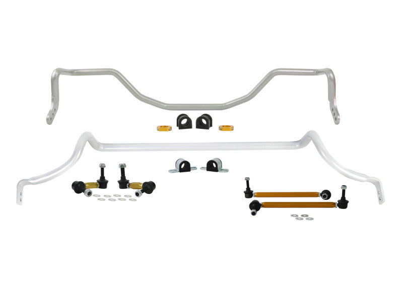 Whiteline 09-15 Mitsubishi Lancer Ralliart Front & Rear Sway Bar Kit.