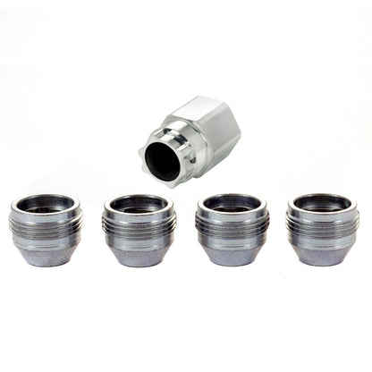 McGard Wheel Lock Nut Set - 4pk. (Under Hub Cap / Cone Seat) M14X1.5 / 22mm Hex / .893in. Length.