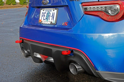 Perrin Subaru BRZ/Scion FR-S/Toyota 86 Tow Hook Kit (Rear) - Red.