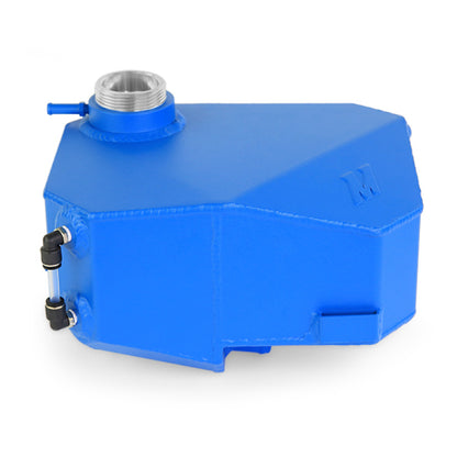 Mishimoto 2013+ Ford Focus ST/2016+ Focus RS Aluminum Expansion Tank - Wrinkle Blue.