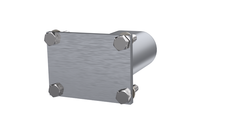 QTP 3in Weld-On QTEC Low Profile Conncetion Oval Tube Kit.