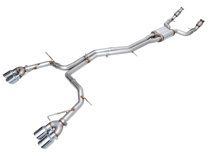 AWE Tuning Touring Catback Exhaust - Diamond Black Tips | 3020-42101