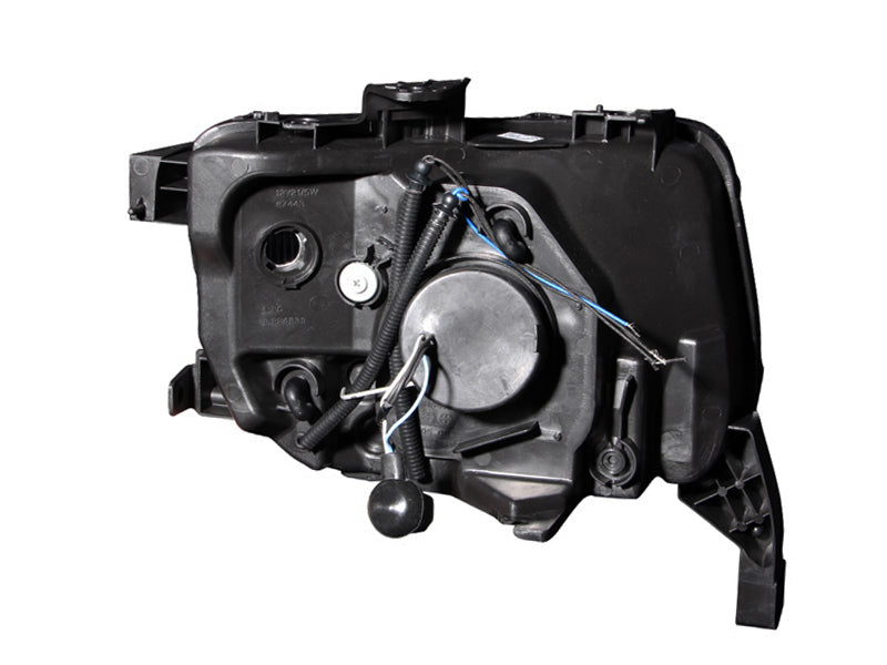 ANZO 2003-2006 Honda Element Projector Headlights w/ Halo Black.
