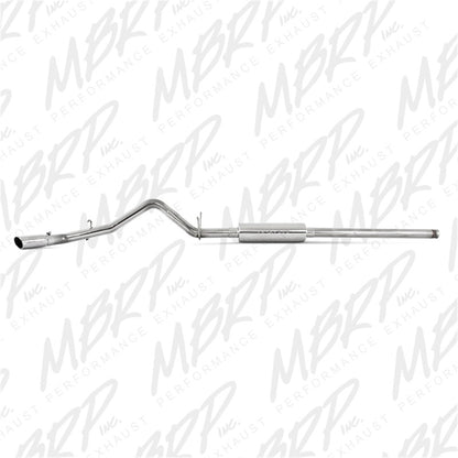 MBRP 14 Chevy/GMC 1500 Silverado/Sierra 4.3L V6/5.3L V8 Single Side Exit T409 3in Cat Back Exhaust.