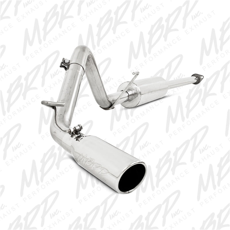 MBRP 05-13 Toyota Tacoma 4.0L EC/CC Cat Back Single Exit Aluminized Exhaust.