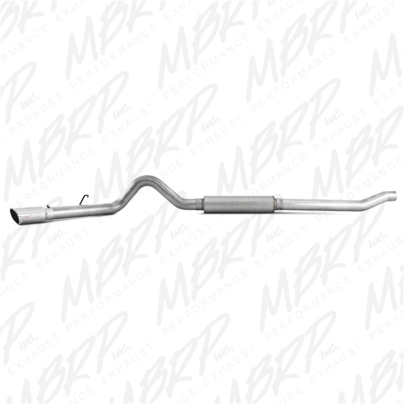 MBRP 2003-2007 Ford F-250/350 6.0L EC/CC Cat Back Single Side (Stock Cat).