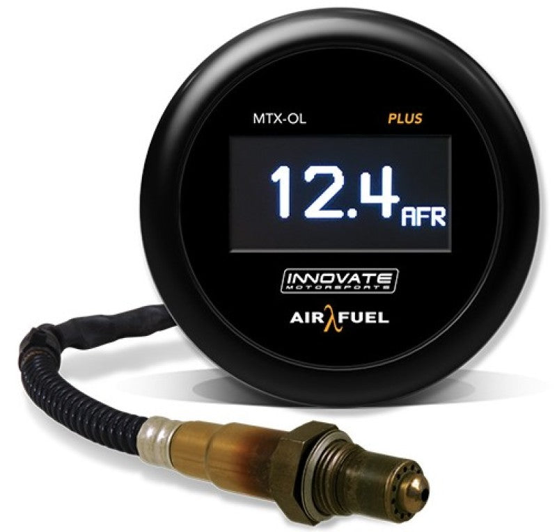 Innovate MTX-OL PLUS Wideband Digital Air/Fuel Ratio OLED Gauge Kit 3ft w/O2 Sensor.