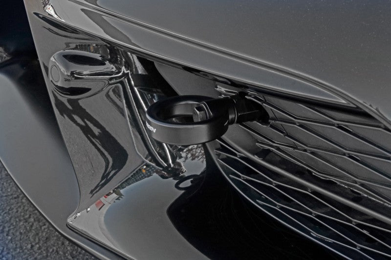 Perrin 2020 Toyota Supra Tow Hook Kit (Front) - Black.