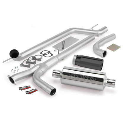 Banks Power 04-14 Nissan 5.6L Titan (All) Monster Exhaust System - SS Single Exhaust w/ Black Tip.