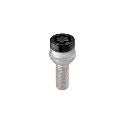 McGard Wheel Lock Bolt Set - 4pk. (Radius Seat) M14X1.5 / 17mm Hex / 27.0mm Shank Length - Black.