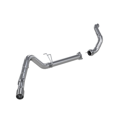 MBRP 11-14 Ford 6.7L F-250/350/450 4in Filter Back Single Side Exit Alum and Down Pipe Exhaust.