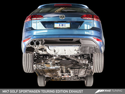 AWE Tuning Touring Catback Exhaust - Chrome 90MM Tips | 3015-22048