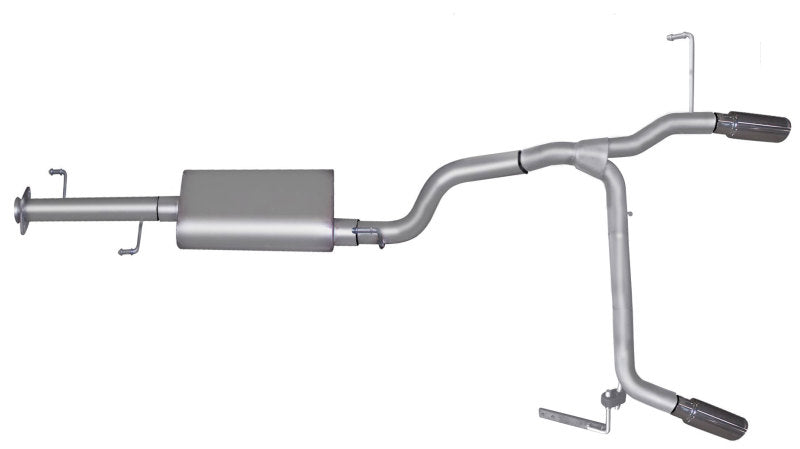 Gibson 07-14 Toyota FJ Cruiser Base 4.0L 2.5in Cat-Back Dual Split Exhaust - Aluminized.