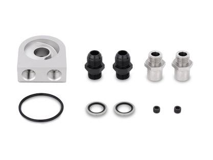 Mishimoto Universal 19 Row Oil Cooler Kit - Black.