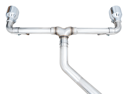 AWE Tuning Track Catback Edition Exhaust - Chrome Tips | 3020-32658