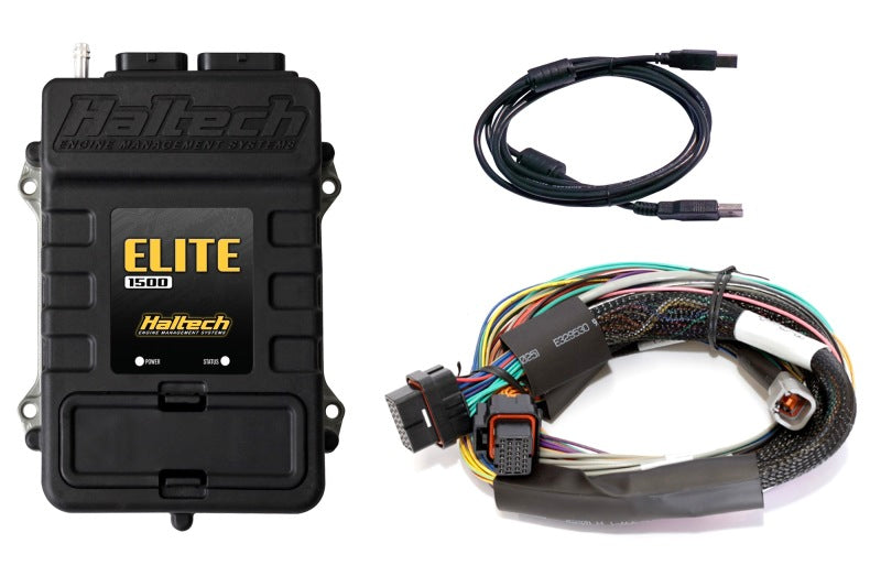 Haltech Elite 1500 Basic Universal Wire-In Harness ECU Kit.