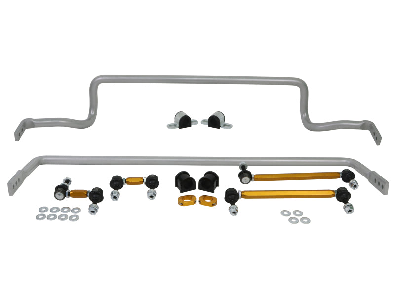 Whiteline 08-17 Mitsubishi Lancer Front & Rear Sway Bar Kit.