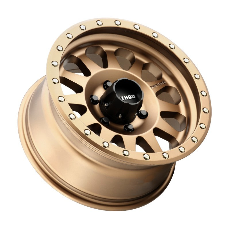 Method MR304 Double Standard 17x8.5 0mm Offset 6x5.5 108mm CB Method Bronze Wheel.