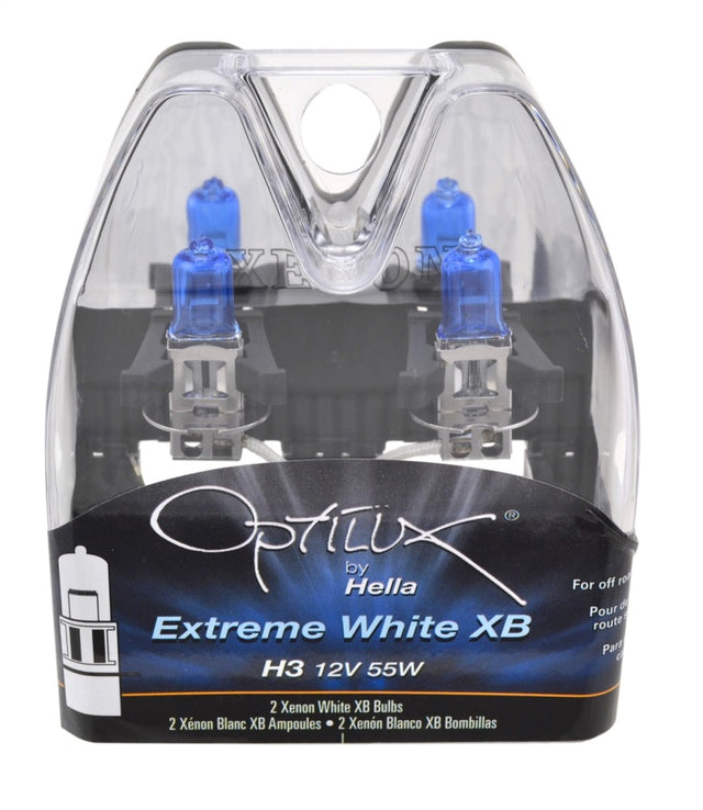 Hella H3 12V 55W Xen White XB Bulb (Pair).