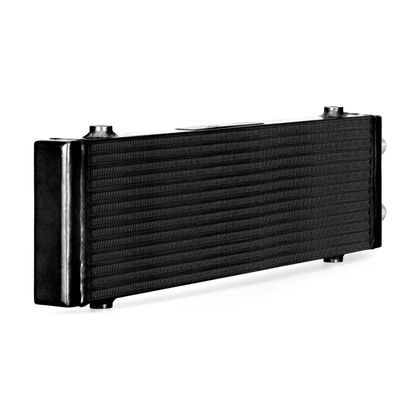 Mishimoto Universal Large Bar and Plate Dual Pass Black Oil Cooler.