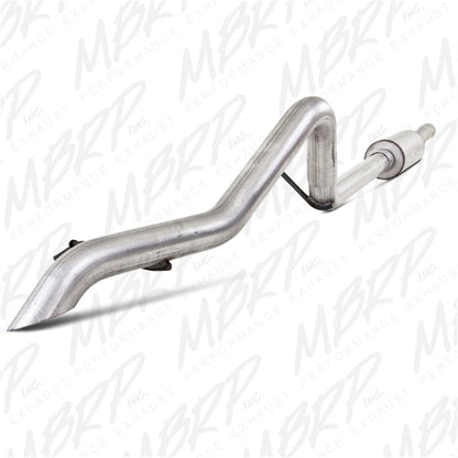 MBRP 2007-2009 Jeep Wrangler (JK) 3.8L V6 4 dr Off-Road Tail Pipe Muffler before Axle.