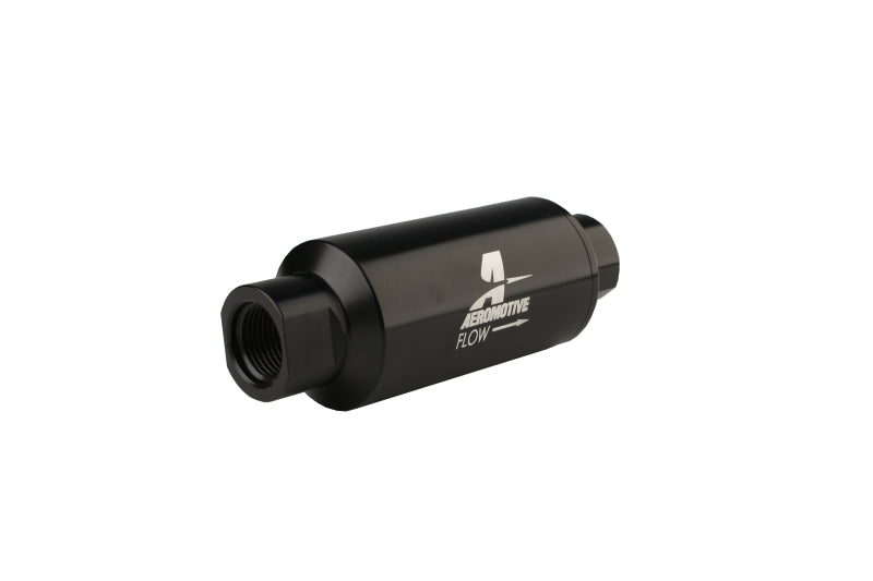 Aeromotive In-Line Filter - AN-10 - Black - 10 Micron.