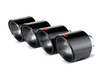 Akrapovic 06-13 Chevrolet Corvette ZO6/ZR1 (C6) Tail Pipe Set (Carbon 125 mm).