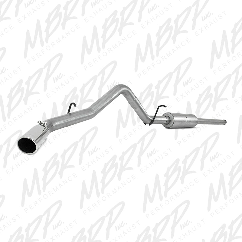 MBRP 14 Chevy/GMC 1500 Silverado/Sierra 4.3L V6/5.3L V8 Single Side Exit AL 3in Cat Back Exhaust.