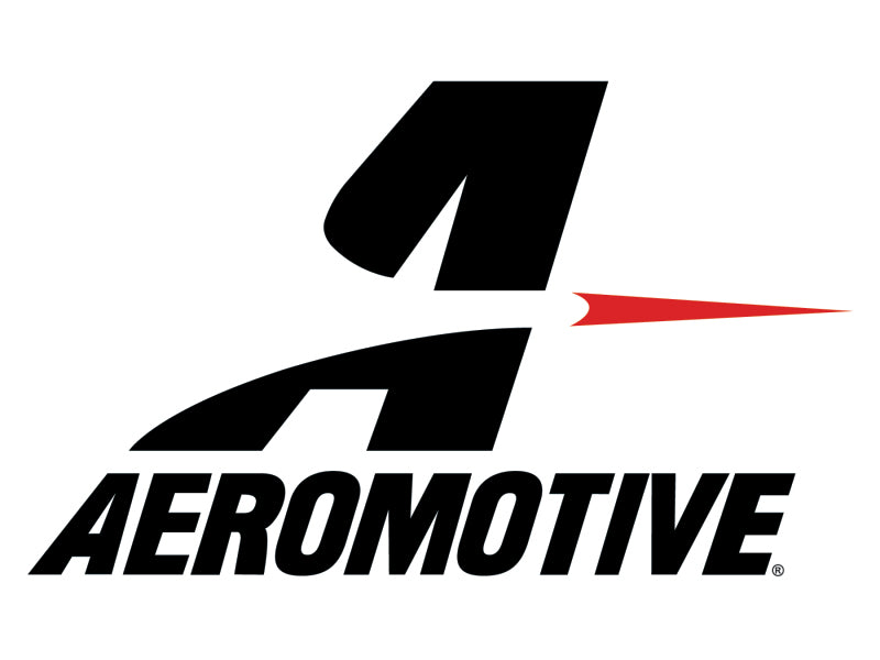 Aeromotive In-Line Fuel Filter 40-M Stainless Mesh Element ORB-10 Port (Bright-Dip Black) 2in. OD.