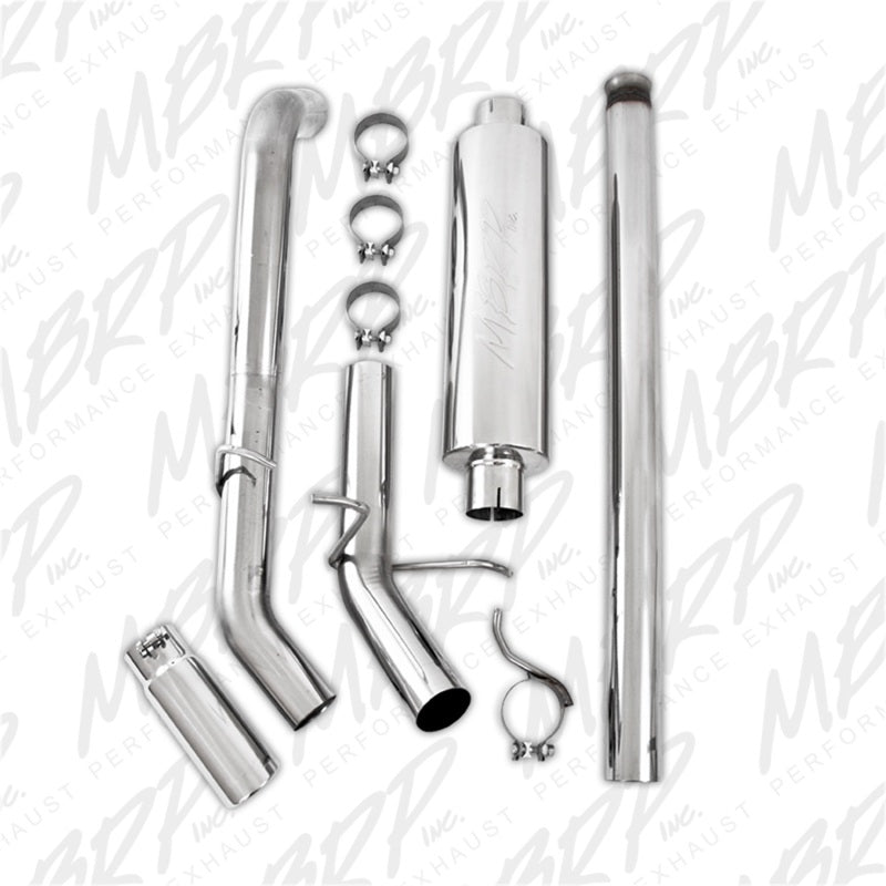 MBRP 11-13 Chevy 1500 Silverado/GMC Sierra 6.2L V8 3.5in Cat Back Single Side Exhaust T409.