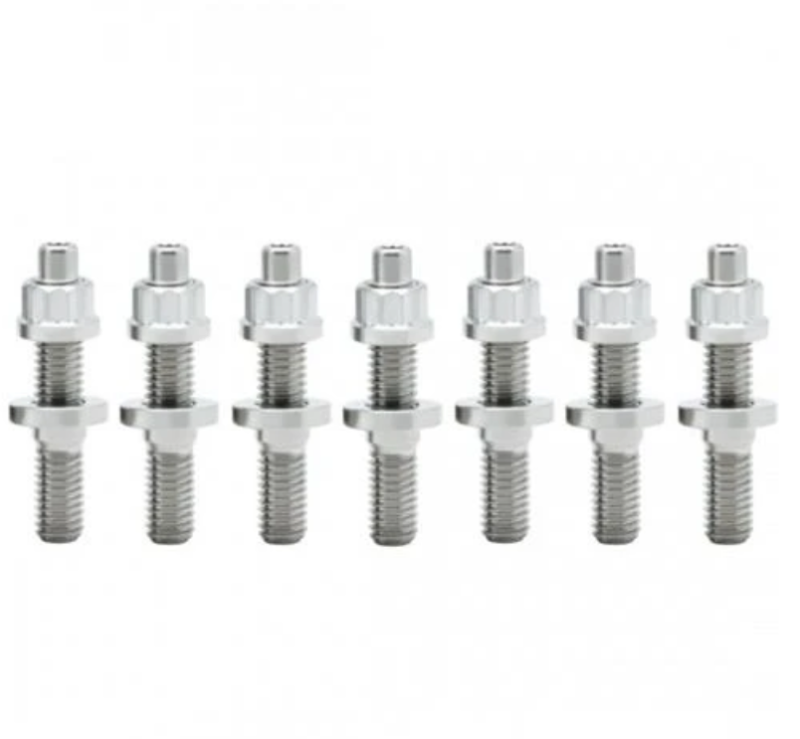 BLOX Racing SUS303 Stainless Steel Exhaust Manifold Stud Kit M8 x 1.25mm 45mm in Length - 7-piece.