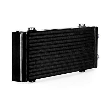 Mishimoto Universal Medium Bar and Plate Dual Pass Black Oil Cooler.