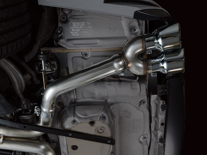 AWE Tuning Touring Catback Exhaust - Diamond Black Tips | 3020-42101
