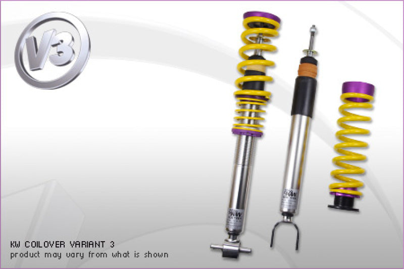 KW Coilover Kit V3 Honda Civic; Coupe Hatchback Sedanw/ rear lower fork mounts.