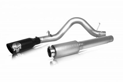 Gibson 07-19 Toyota Tundra SR5 5.7L 4in Patriot Skull Series Cat-Back Single Exhaust - Stainless.