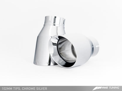 AWE Tuning Touring Catback Exhaust - Chrome Tips | 3010-32018