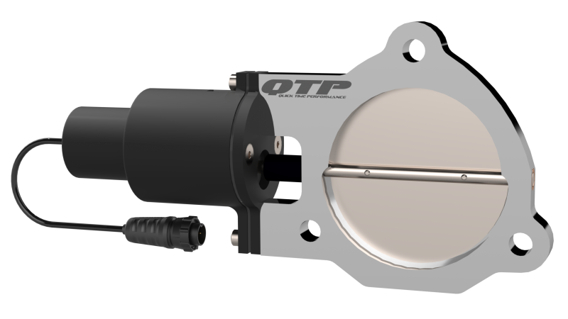 QTP 3.5in Bolt-On QTEC Electric Cutout Valve - Single.