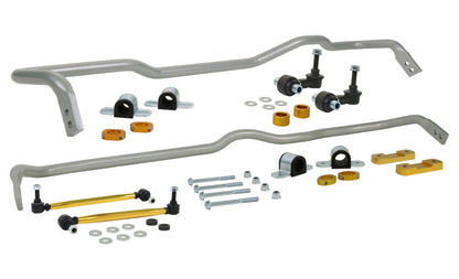 Whiteline 15-18 Volkswagen Golf R Front & Rear Sway Bar Kit.