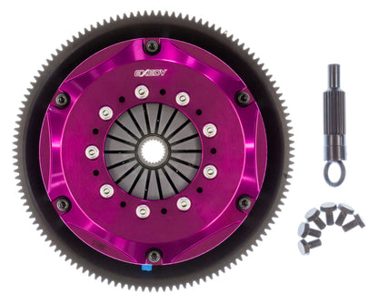 Exedy 1986-1989 Mazda RX-7 R2 Hyper Twin Cerametallic Clutch Sprung Center Disc Push Type Cove.