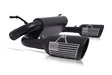Gibson 07-10 Jeep Wrangler JK X 3.8L 2.5in Patriot Series Cat-Back Dual Split Exhaust - Blk Ceramic.