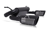 Gibson 07-10 Jeep Wrangler JK X 3.8L 2.5in Patriot Series Cat-Back Dual Split Exhaust - Blk Ceramic.