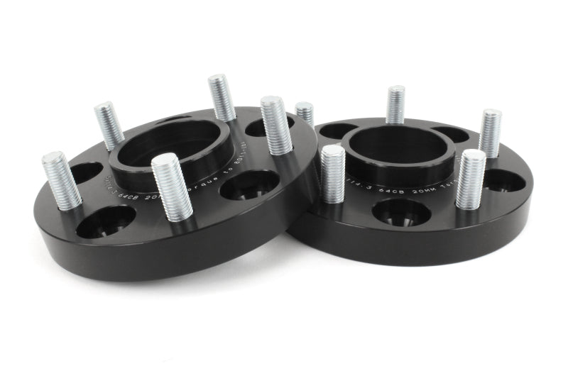 Perrin 17-18 Honda Civic Si 64.1mm Hub 5x114.3 20mm Wheel Spacers (One Pair).