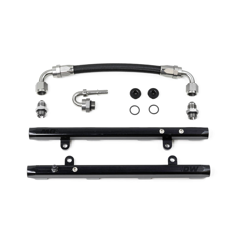 DeatschWerks 11-17 Ford Mustang / F-150 Coyote 5.0 V8 Fuel Rails w/ Crossover.